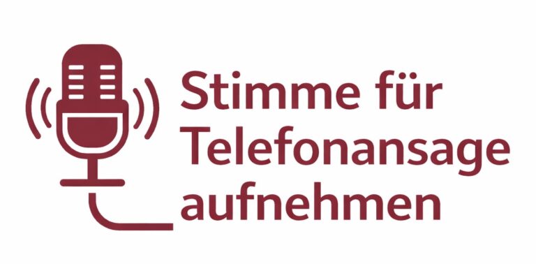 Stimme für Telefonansage aufnehmen