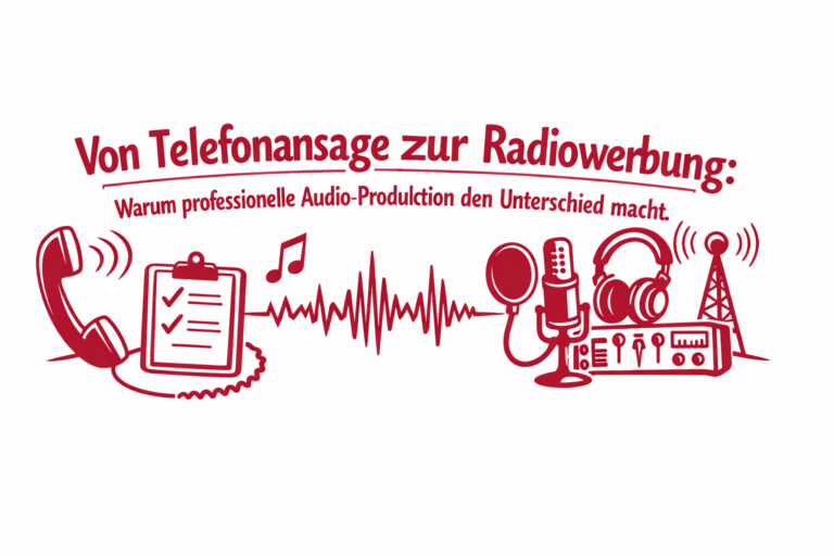 Von Telefonansage zur Radiowerbung: Warum professionelle Audio-Produktion den Unterschied macht
