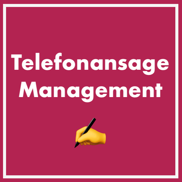 Telefonansage Management
