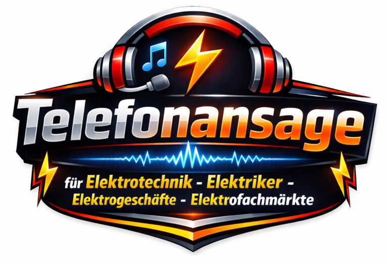 Telefonansagen für Elektrotechnik – Elektriker – Elektrogeschäfte – Elektromärkte